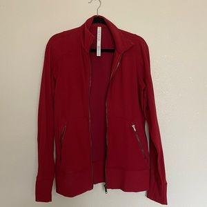 Lululemon red dance jacket